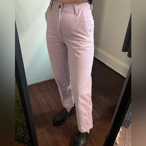Dickie’s Work Pants — White & Purple Stripe — 24R